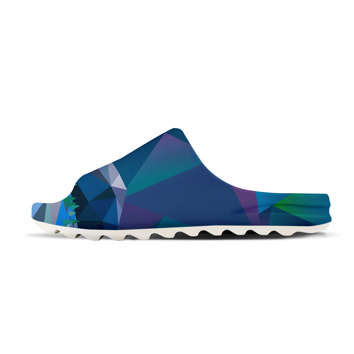 Northern Lights Geometric Polygonal Print Sandals-grizzshop