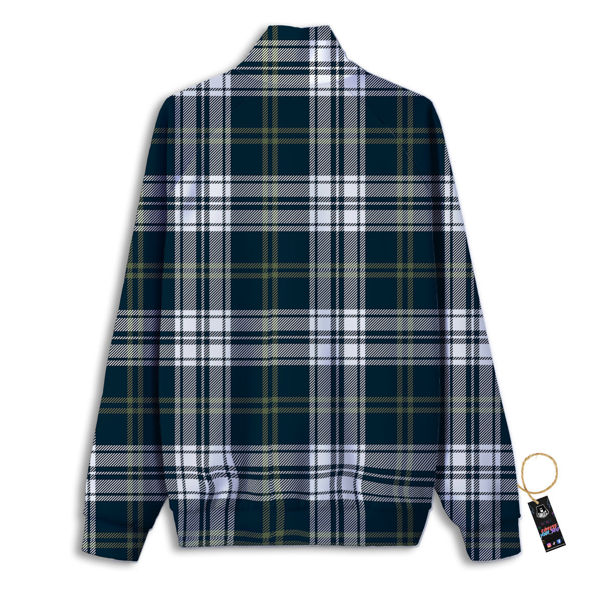 Nurse White And Red Print Pattern Track Jacket-grizzshop