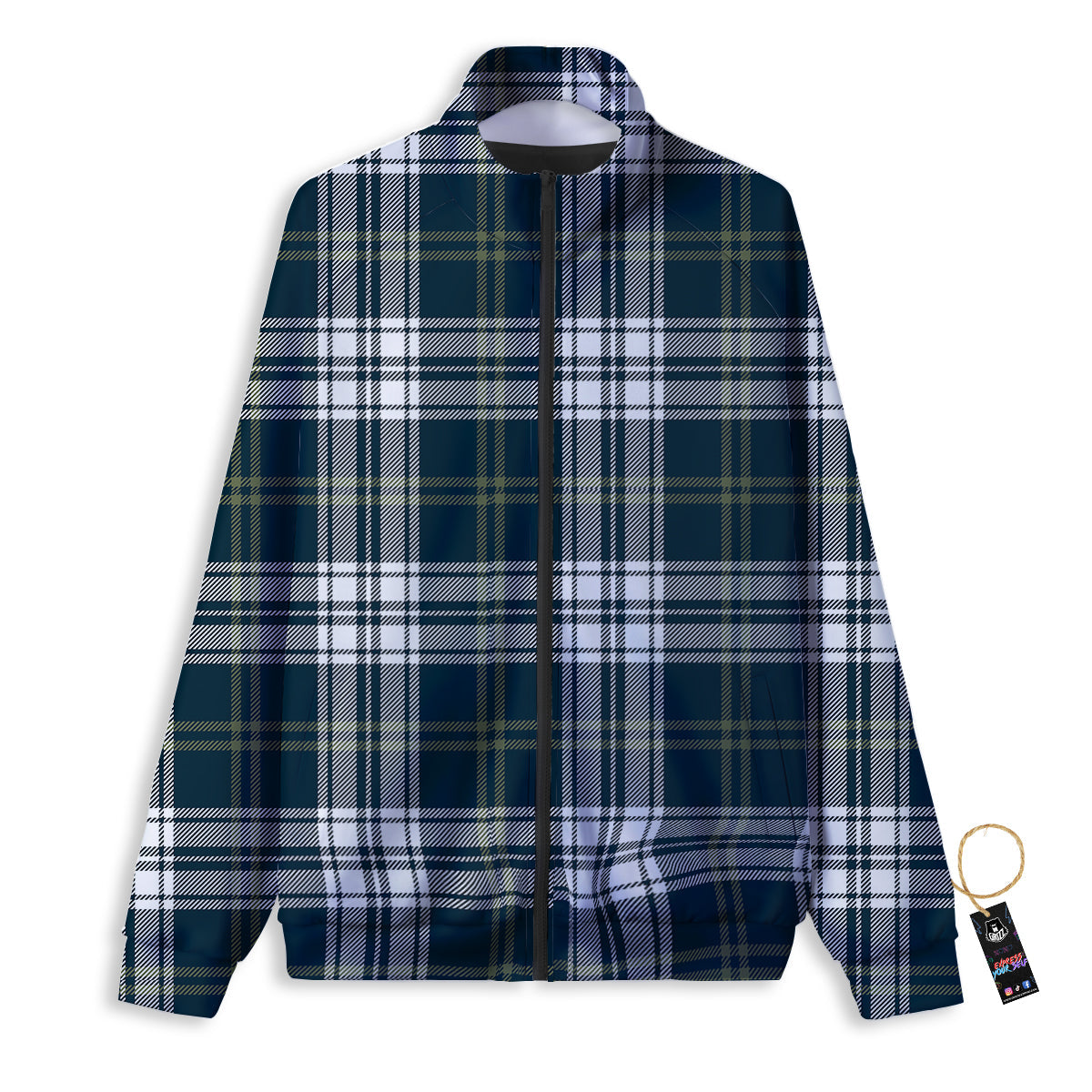 Nurse White And Red Print Pattern Track Jacket-grizzshop
