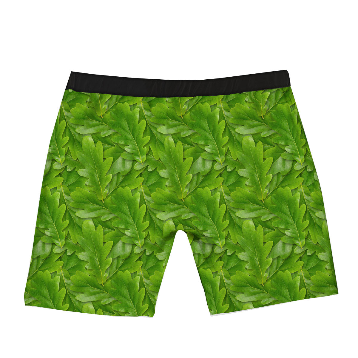 Oak Leaf Green Print Boxer Briefs-grizzshop