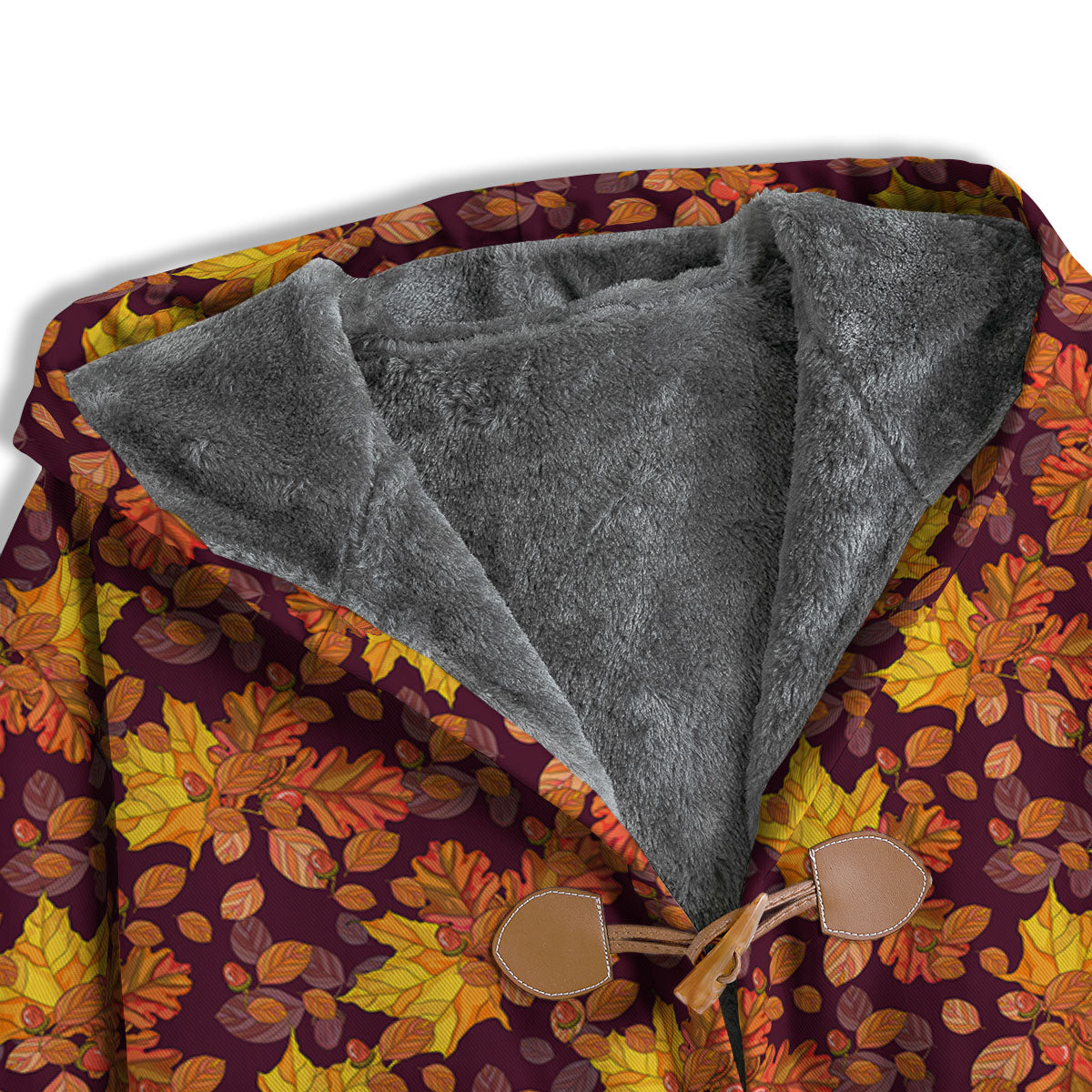 Oak Maple Print Pattern Men's Windbreaker Jacket-grizzshop