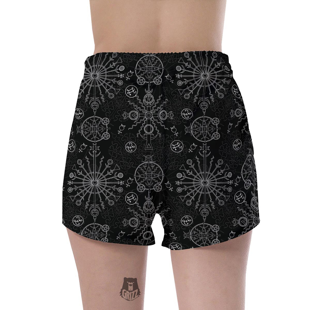 Occult Witch Gothic Women's Shorts-grizzshop