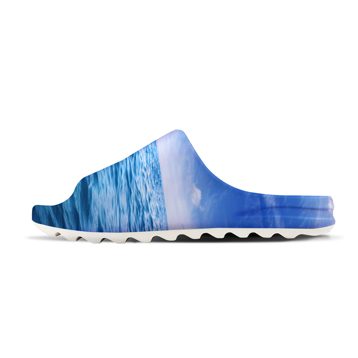 Ocean Blue Print Sandals-grizzshop