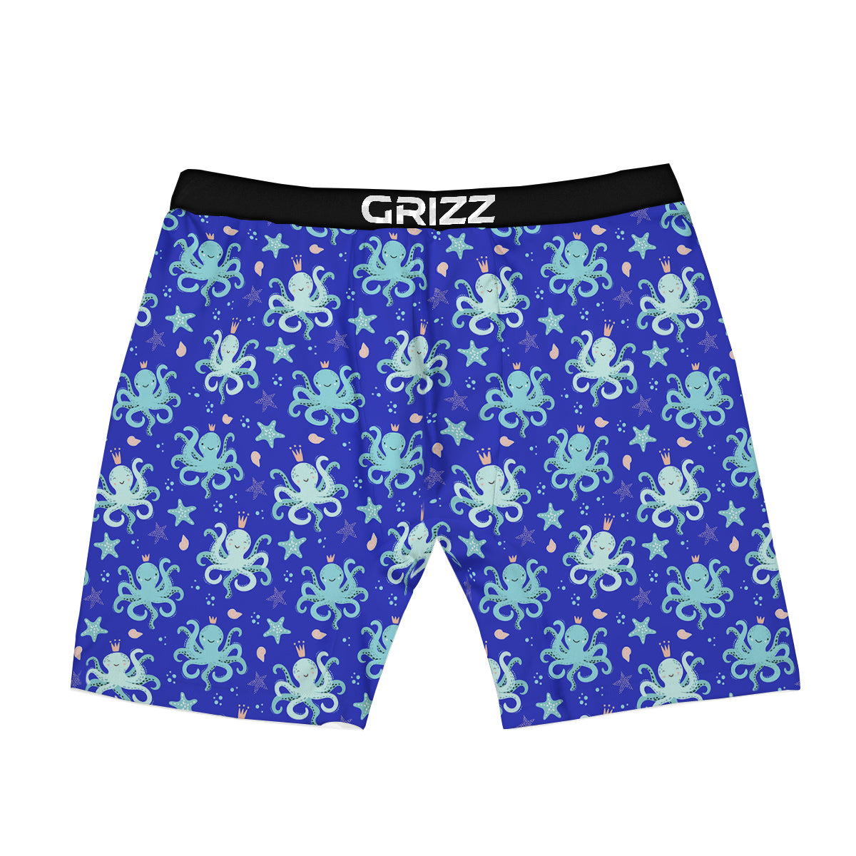 Octopus Cute Print Pattern Boxer Briefs-grizzshop