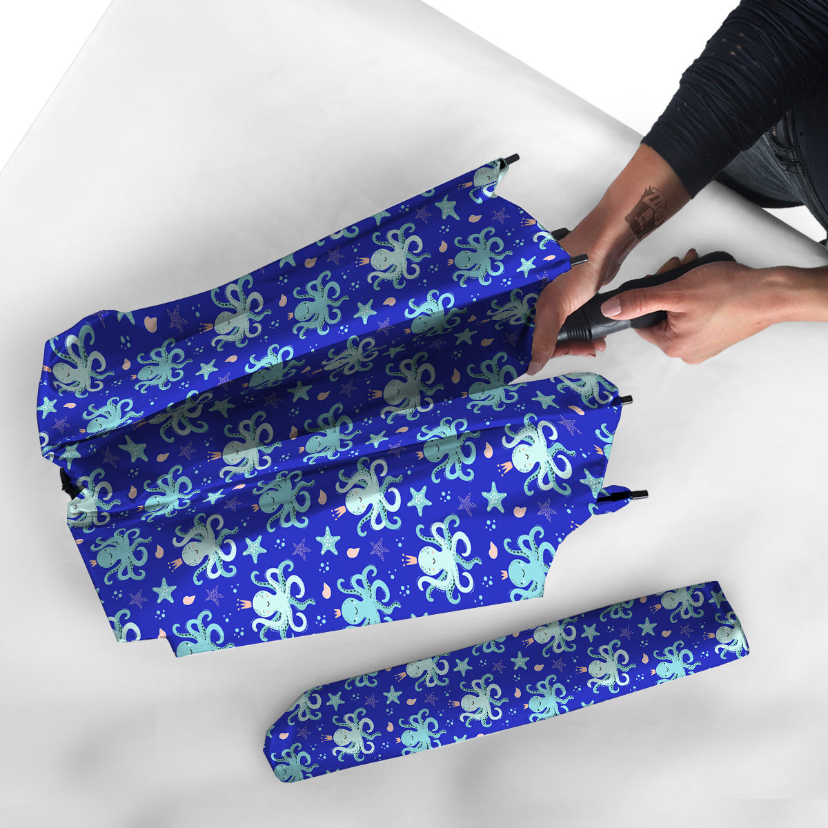Octopus Cute Print Pattern Umbrella-grizzshop