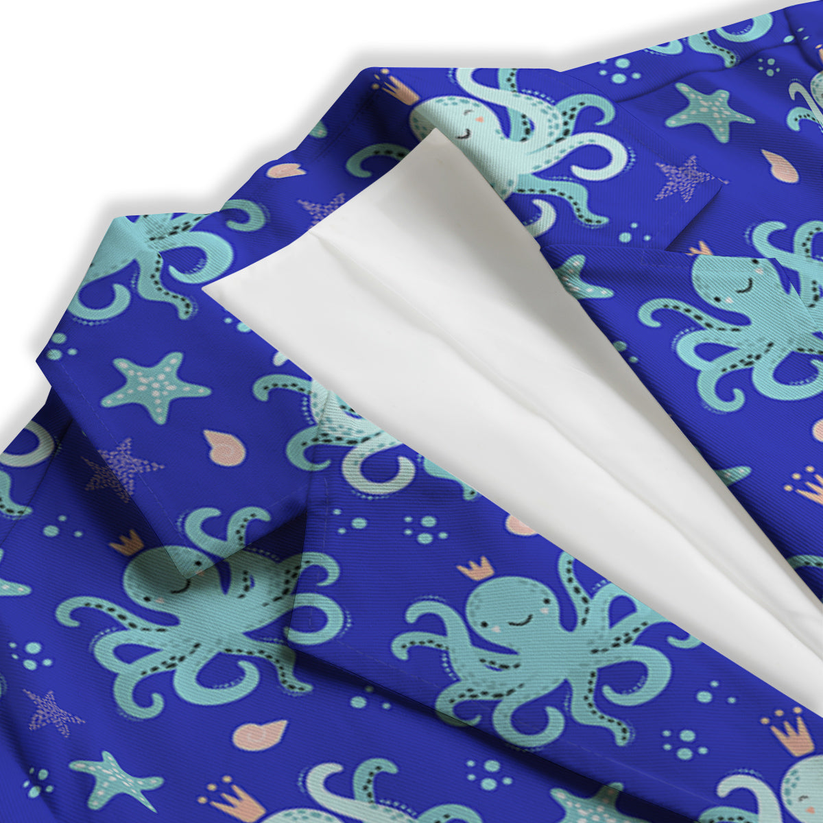 Octopus Cute Print Pattern Women's Blazer-grizzshop