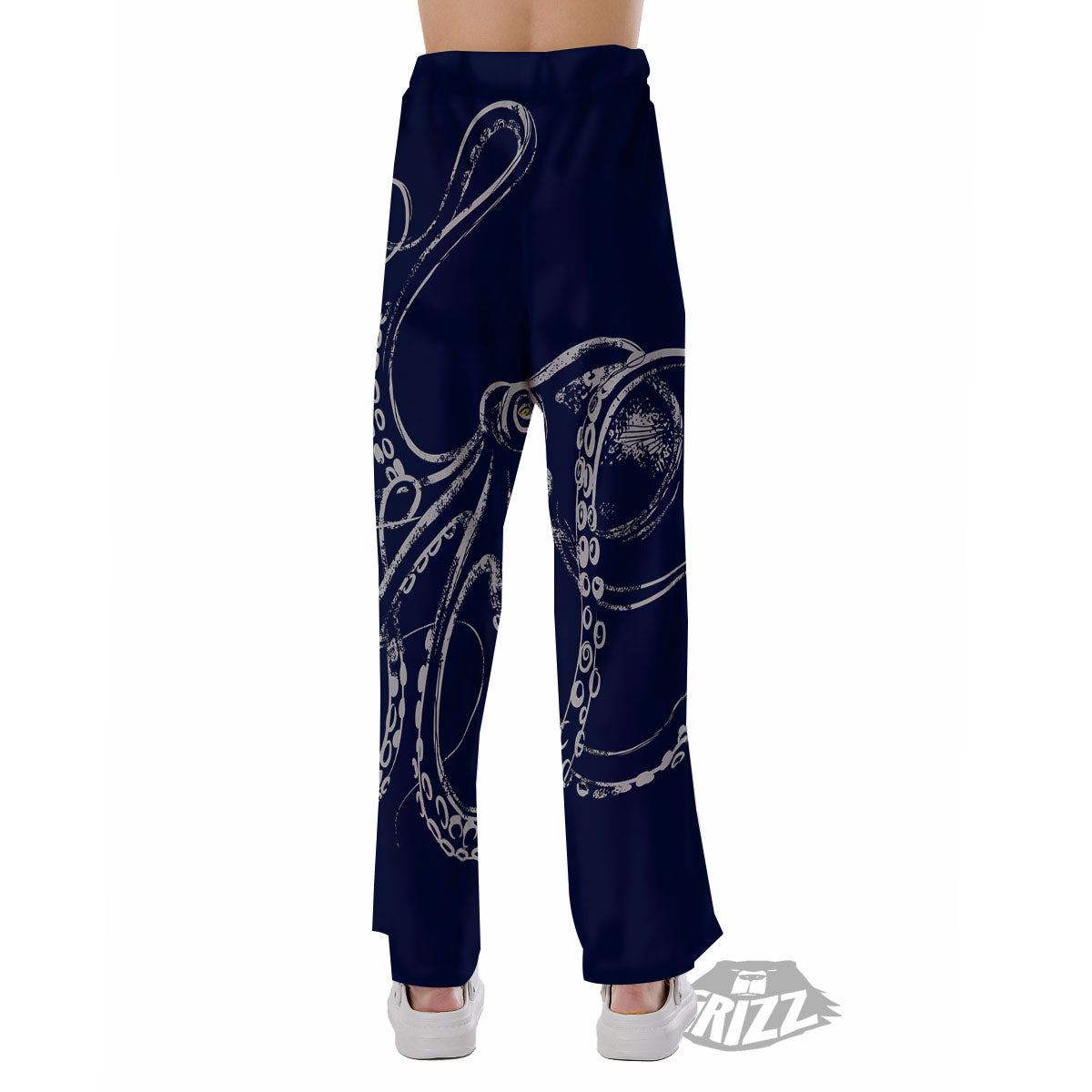 Octopus Tentacles Print Pajama Pants-grizzshop