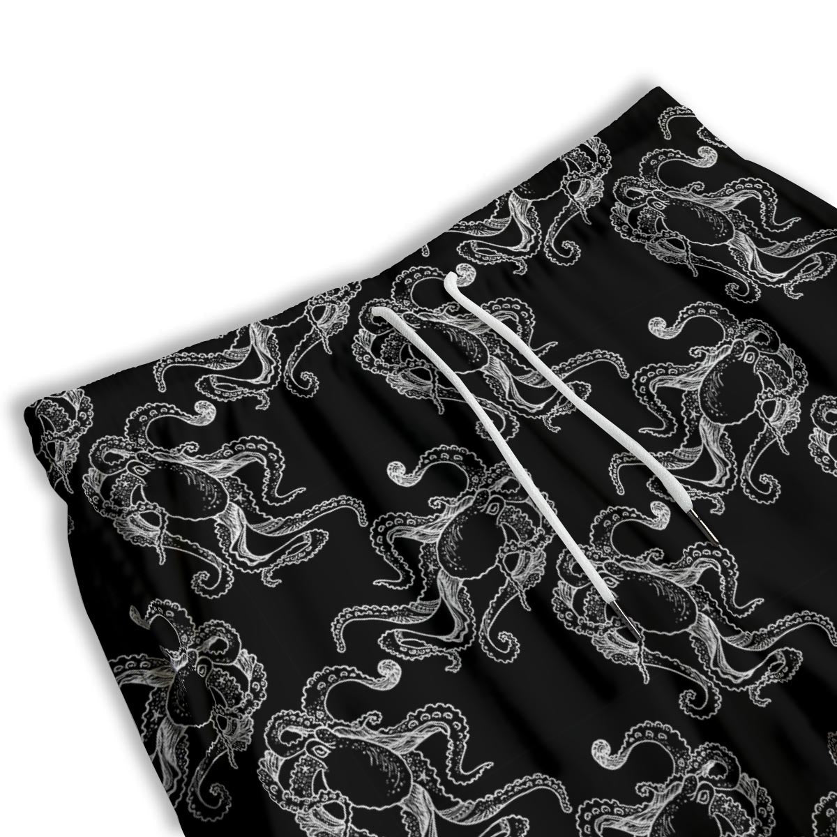 Octopus Tentacles Print Pattern Men's Athletic Shorts