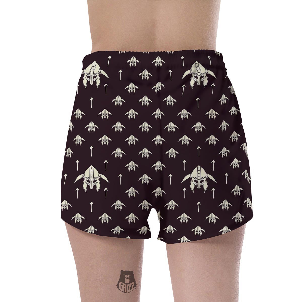 Odin's Mask Viking Women's Shorts-grizzshop