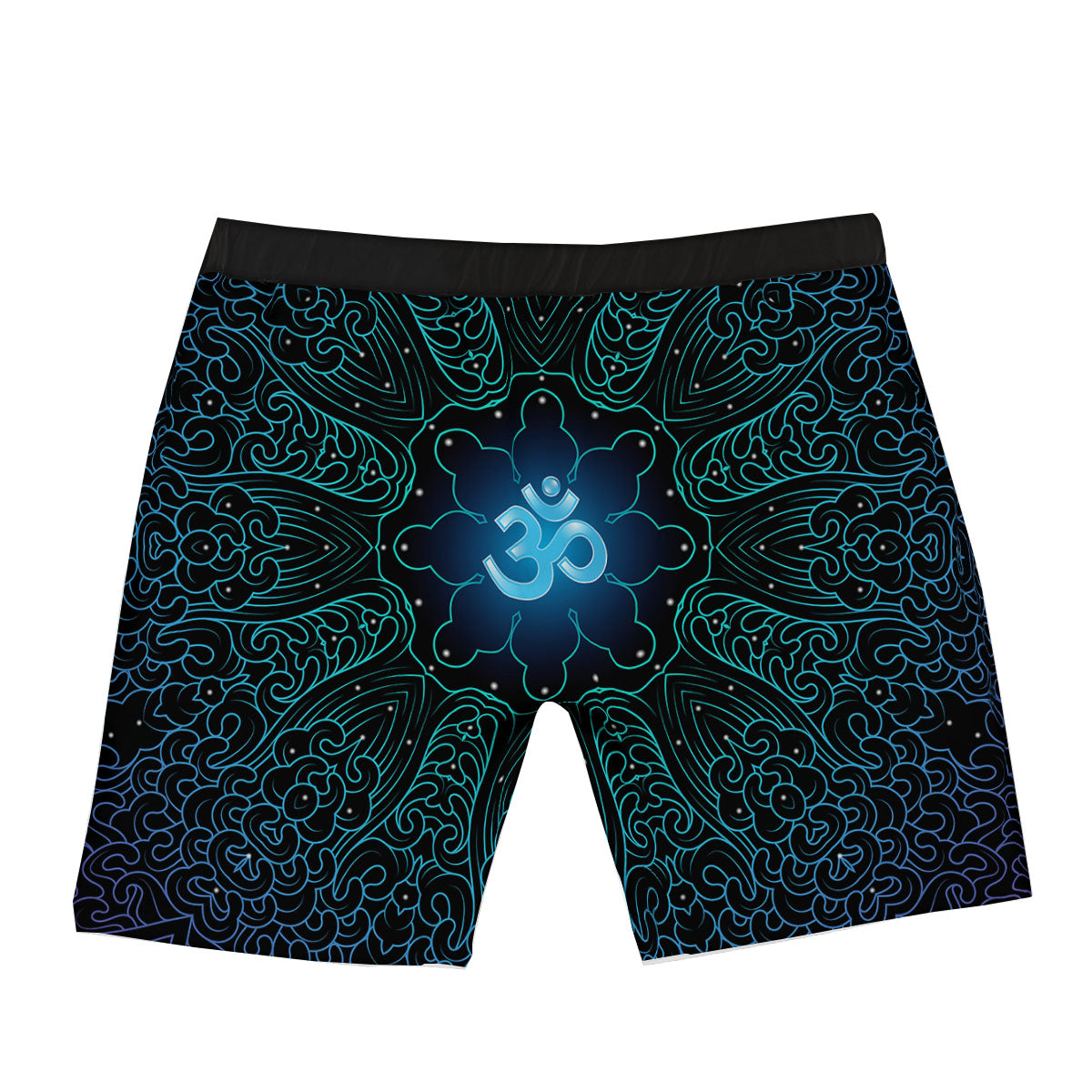 Om Psychedelic Print Boxer Briefs-grizzshop