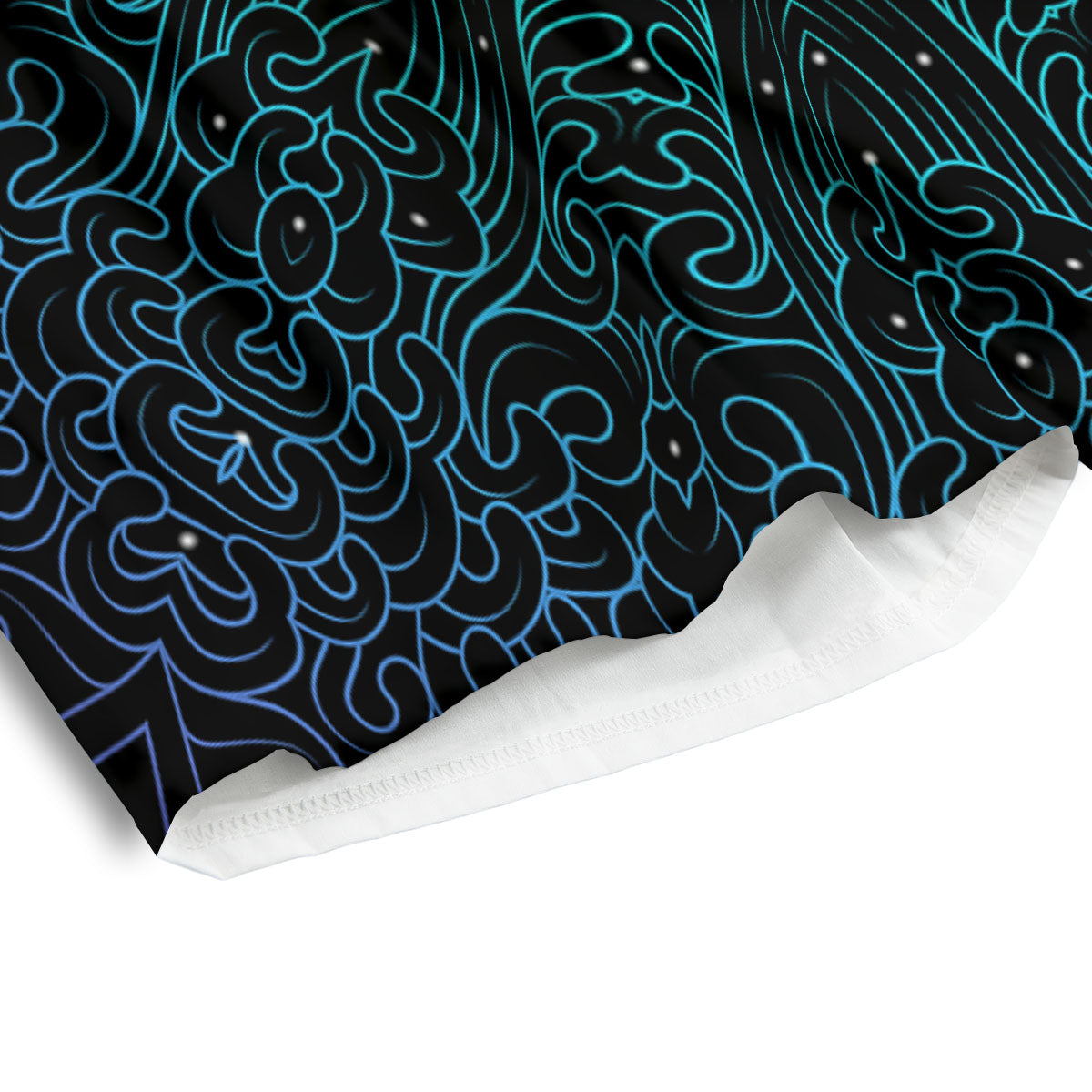 Om Psychedelic Print Men's Athletic Shorts