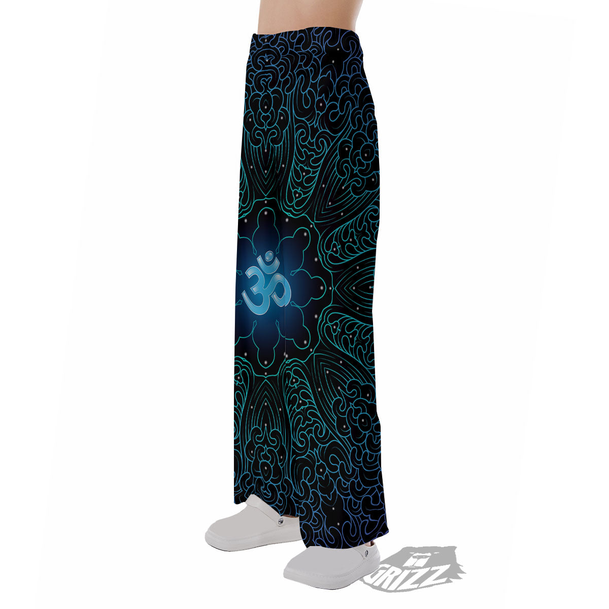 Om Psychedelic Print Pajama Pants-grizzshop