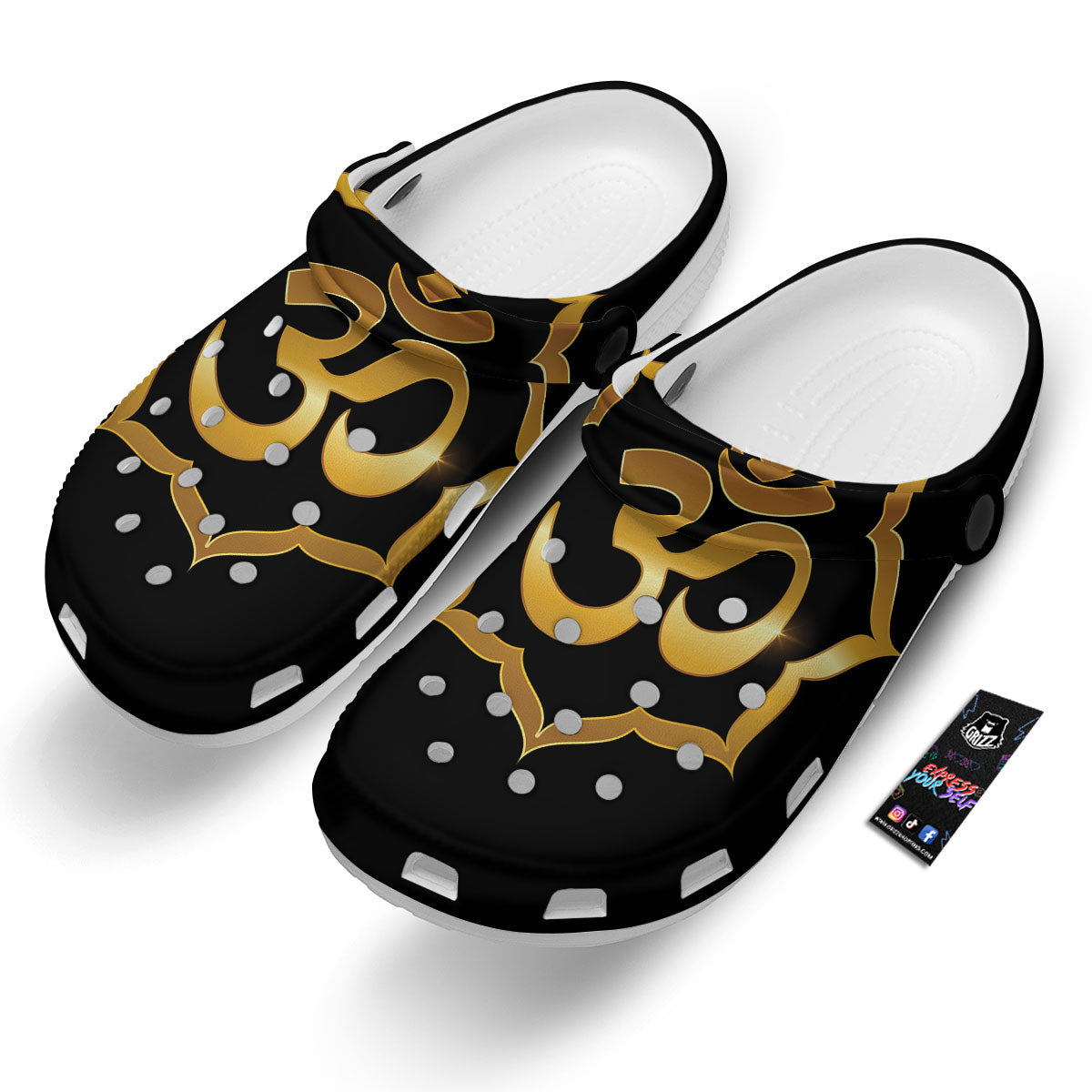 Om Sign Print Clog-grizzshop