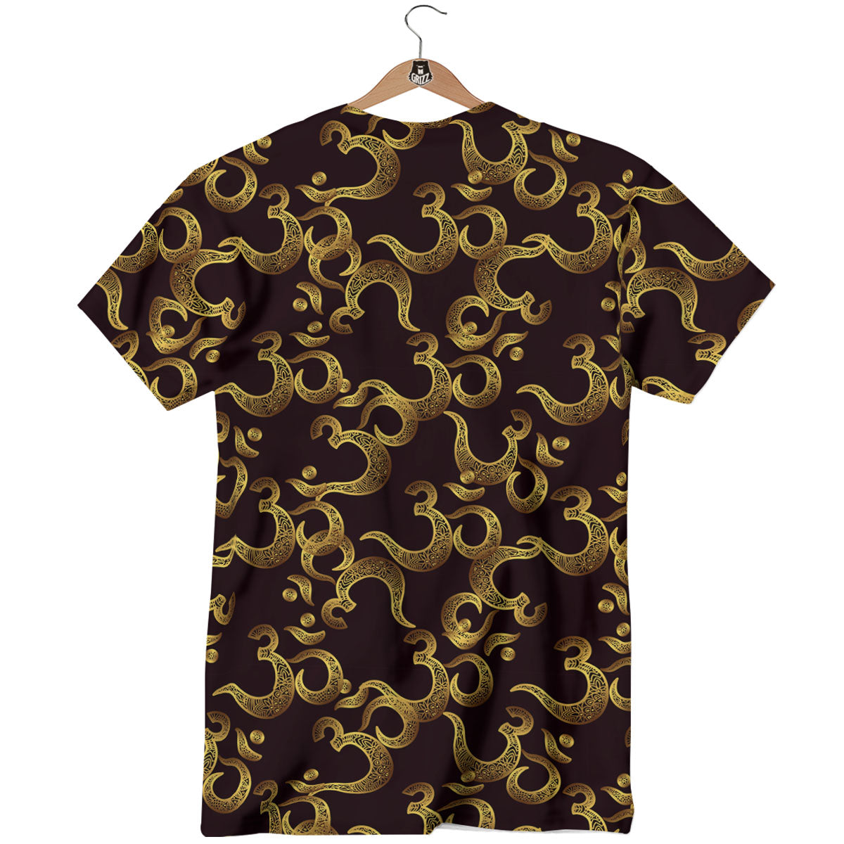 Om Sign Print Pattern T-Shirt-grizzshop