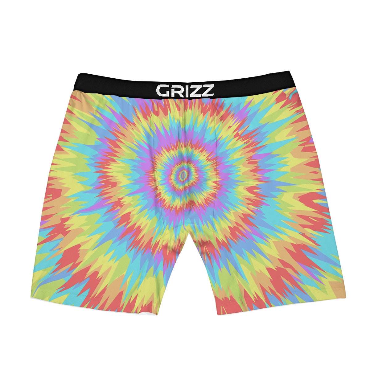 Optical Illusion Colorful Psychedelic Boxer Briefs-grizzshop