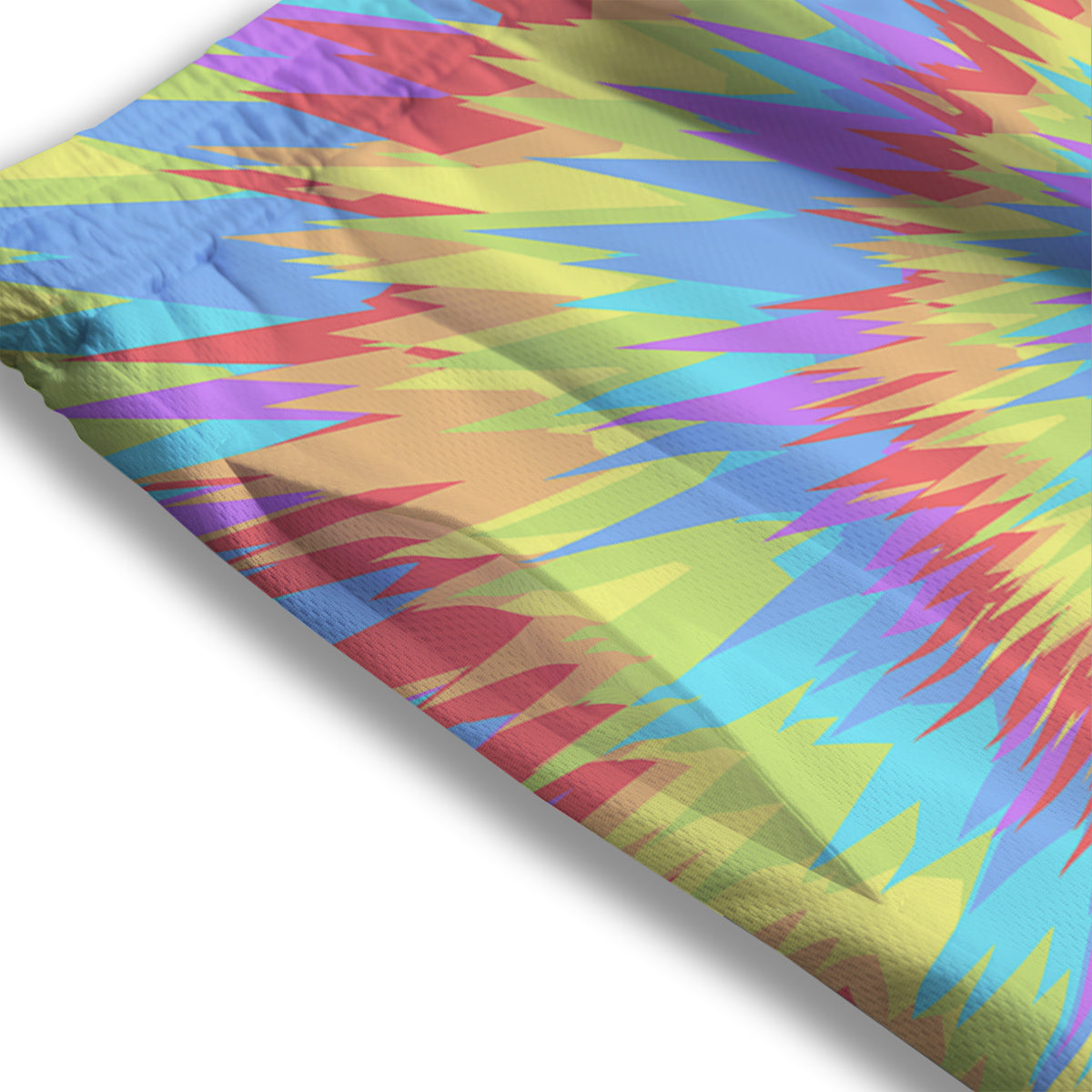 Monster Graffiti Characters Print Mesh Shorts