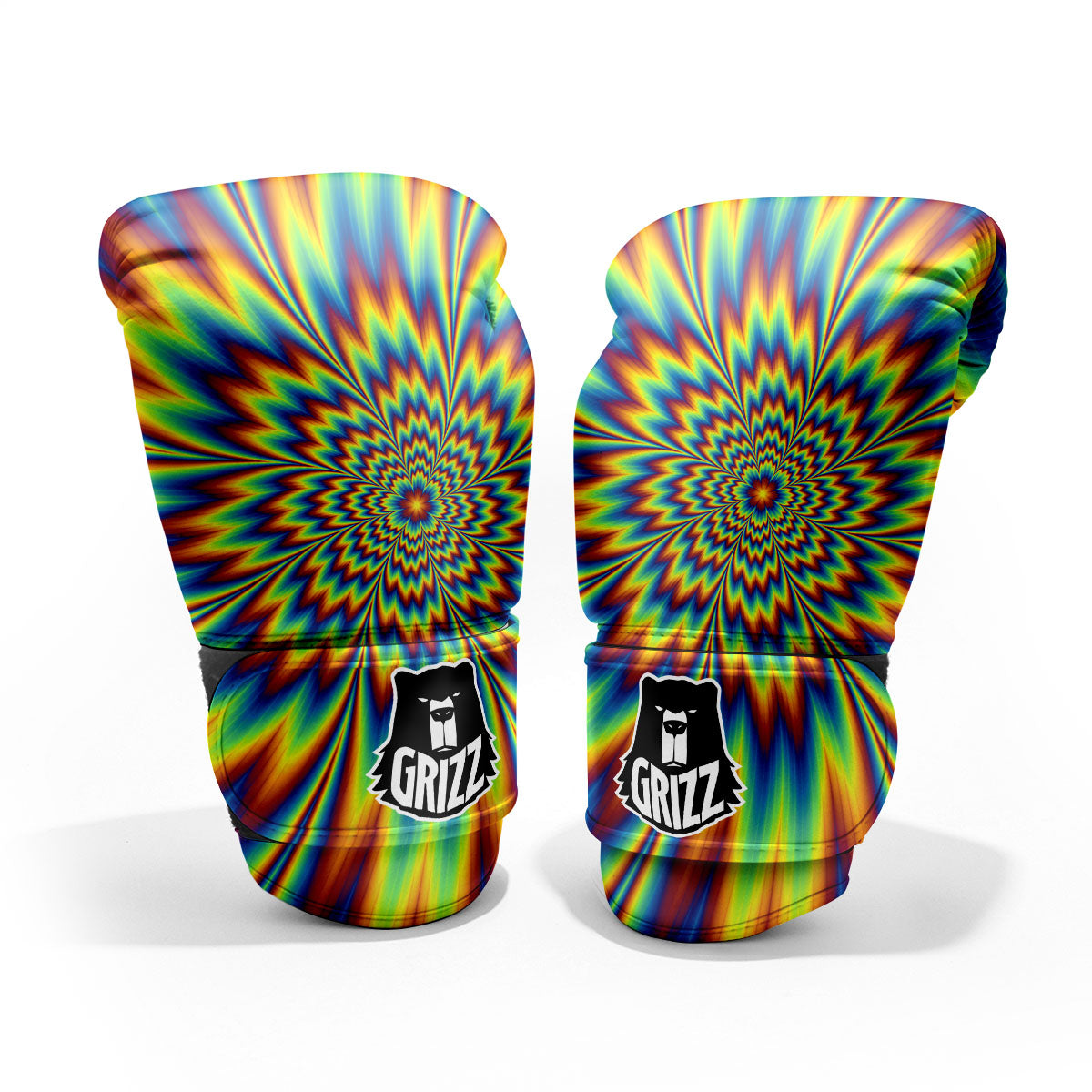 Optical Illusion Neon Psychedelic Pro Boxing Glove