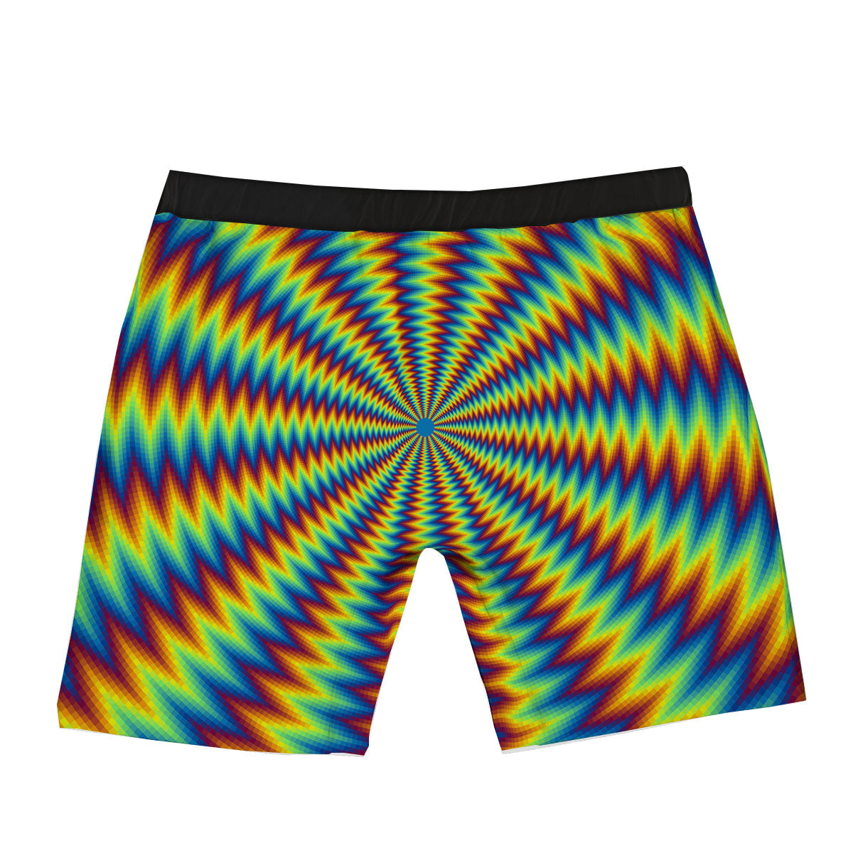 Optical Illusion Octagonal Psychedelic Boxer Briefs-grizzshop