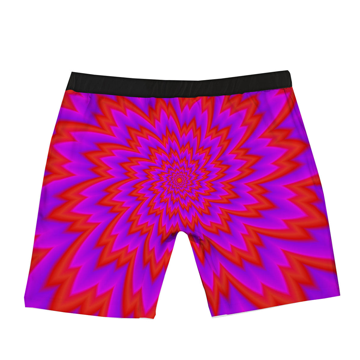 Optical Illusion Spiky Psychedelic Boxer Briefs-grizzshop