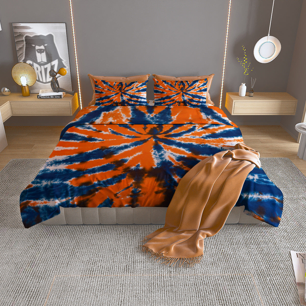 Monstera Green Tropical Print Pattern Duvet Cover Bedding Set