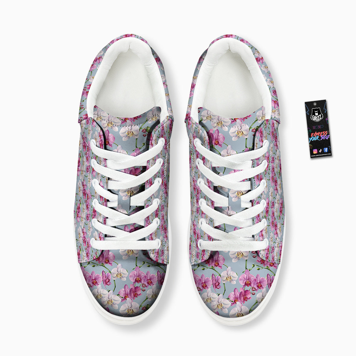 Orchid Cute Print Platform Shoes-grizzshop