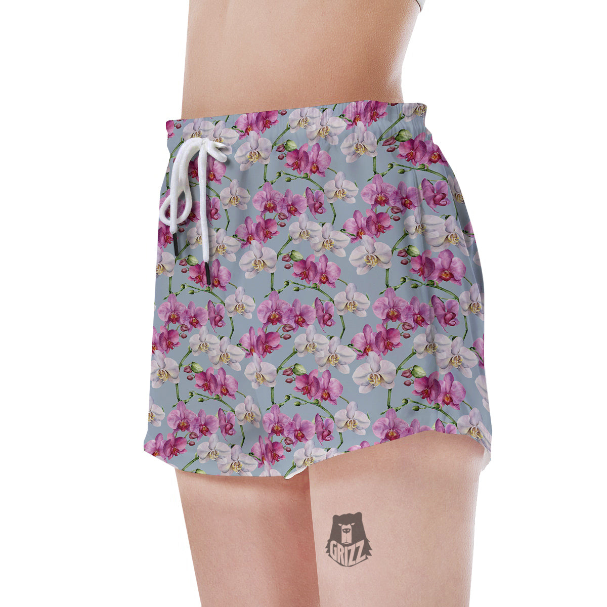 Orchid Cute Print Women's Shorts-grizzshop