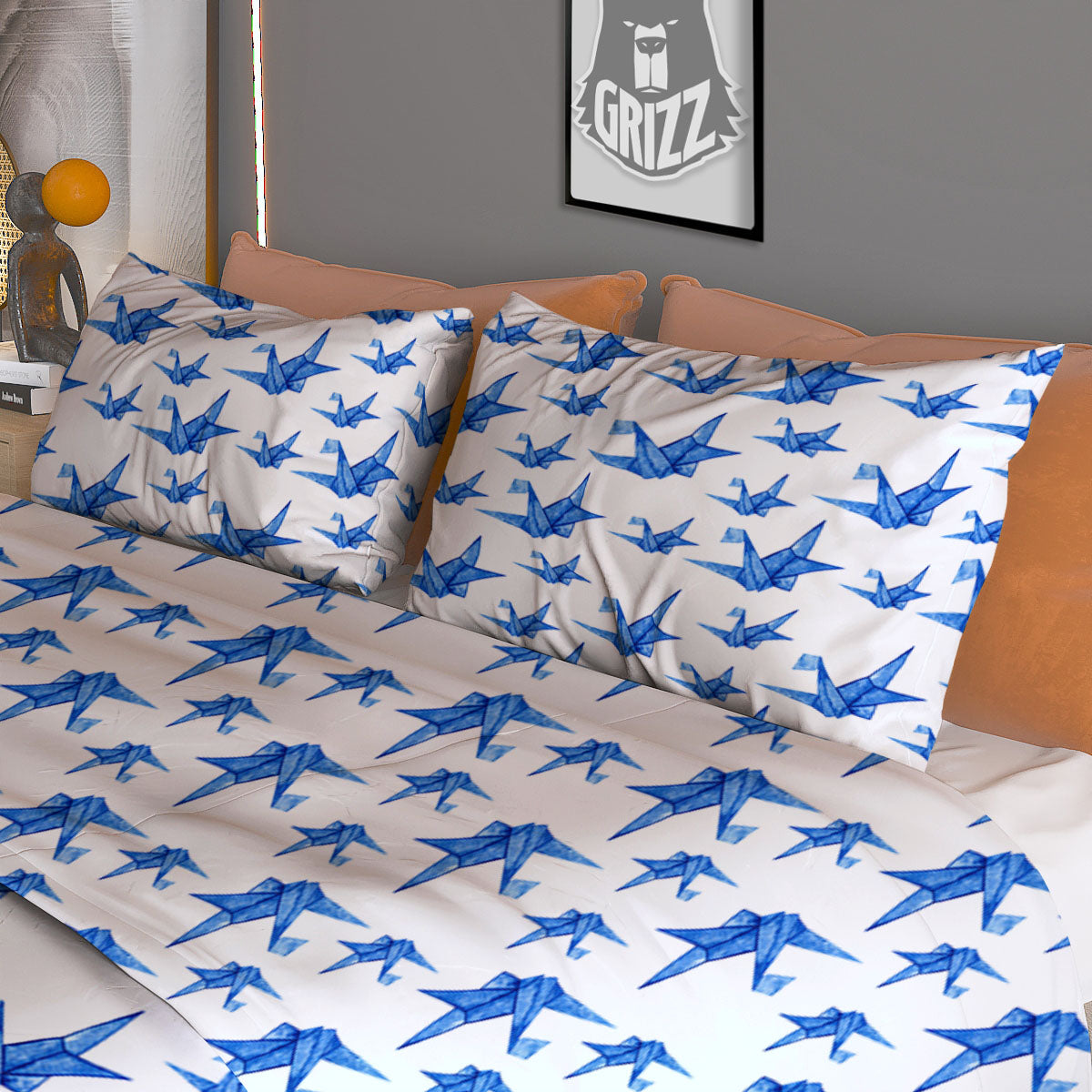 Moon Phase Galaxy Print Duvet Cover Bedding Set