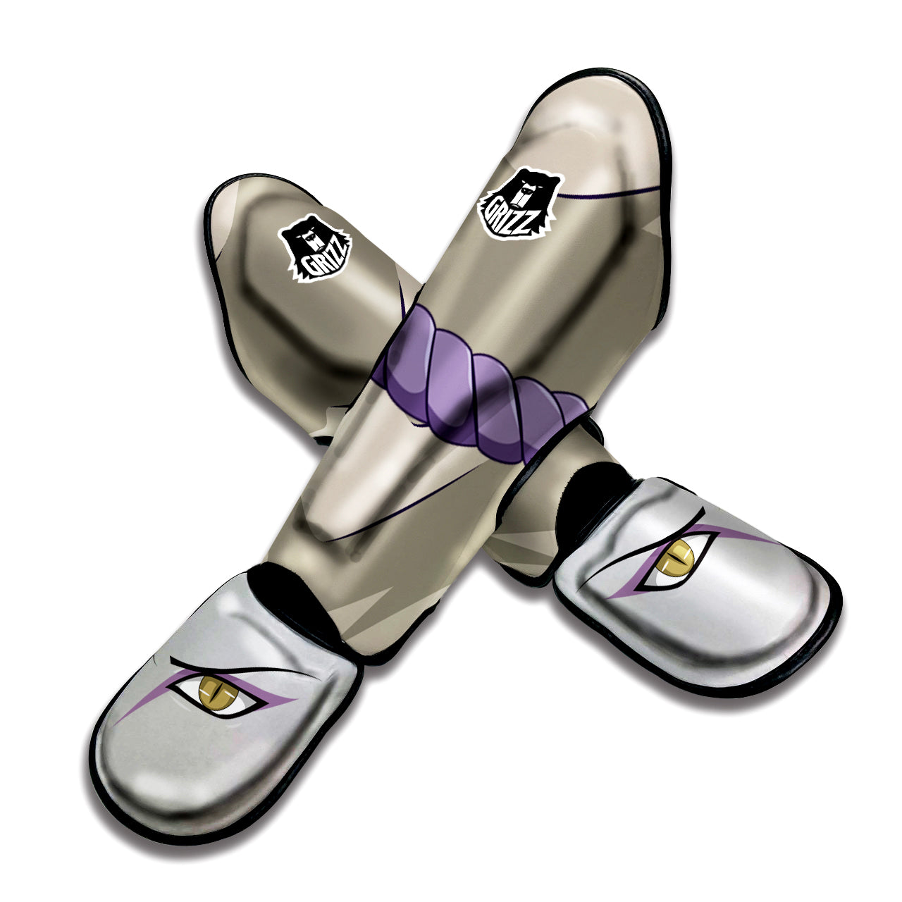 Orochimaru Akatsuki Muay Thai Shin Guards-grizzshop