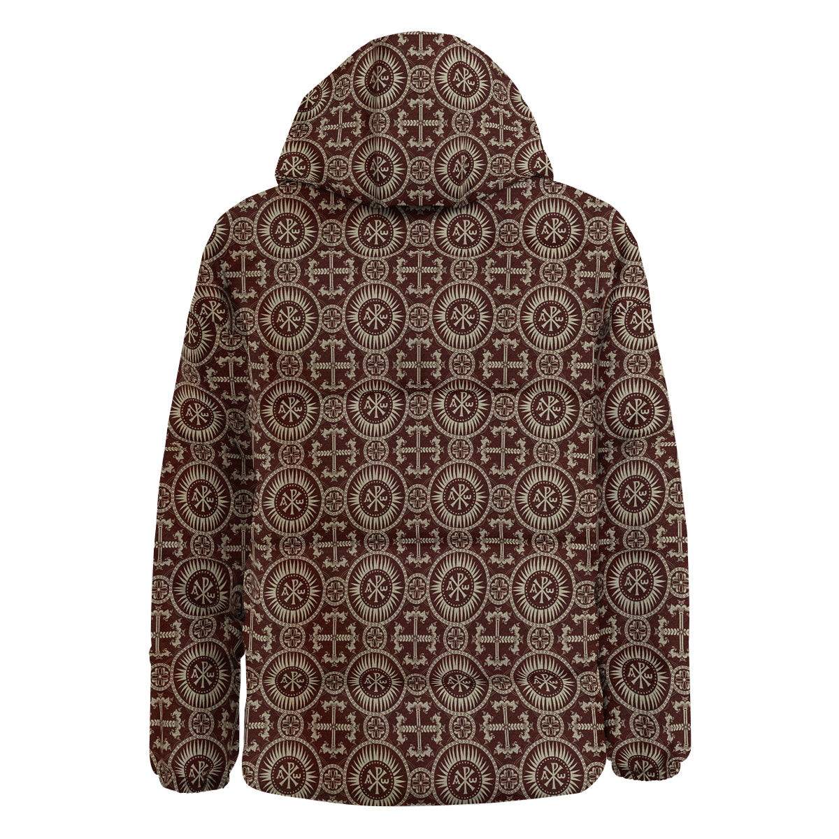 Orthodox Classic Print Pattern Down Jacket-grizzshop