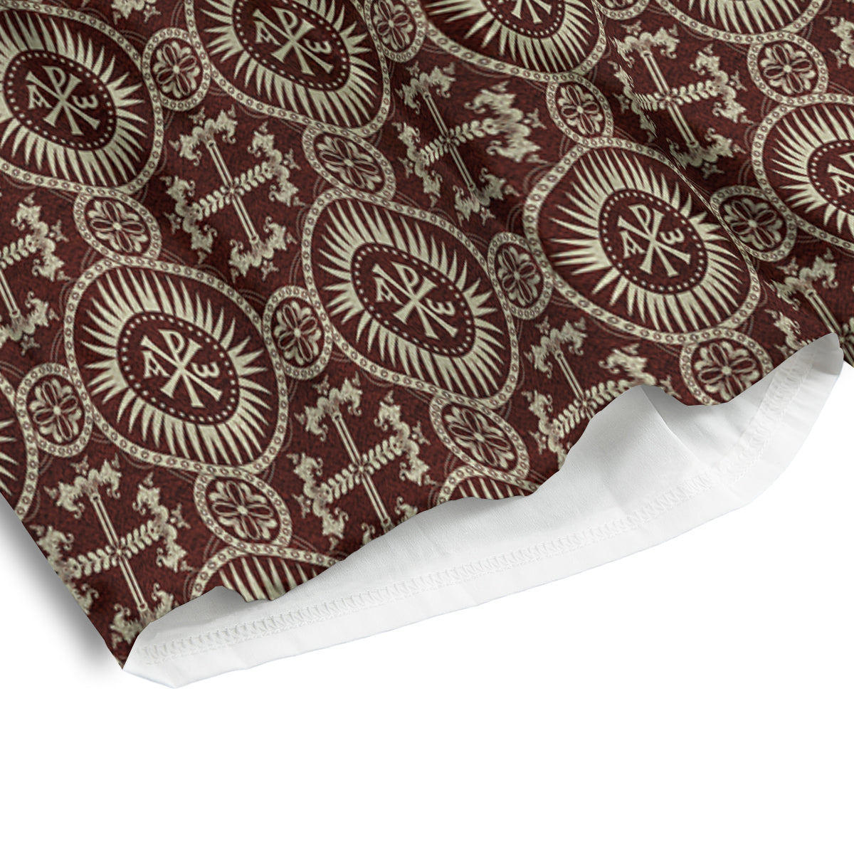Orthodox Classic Print Pattern Men's Athletic Shorts