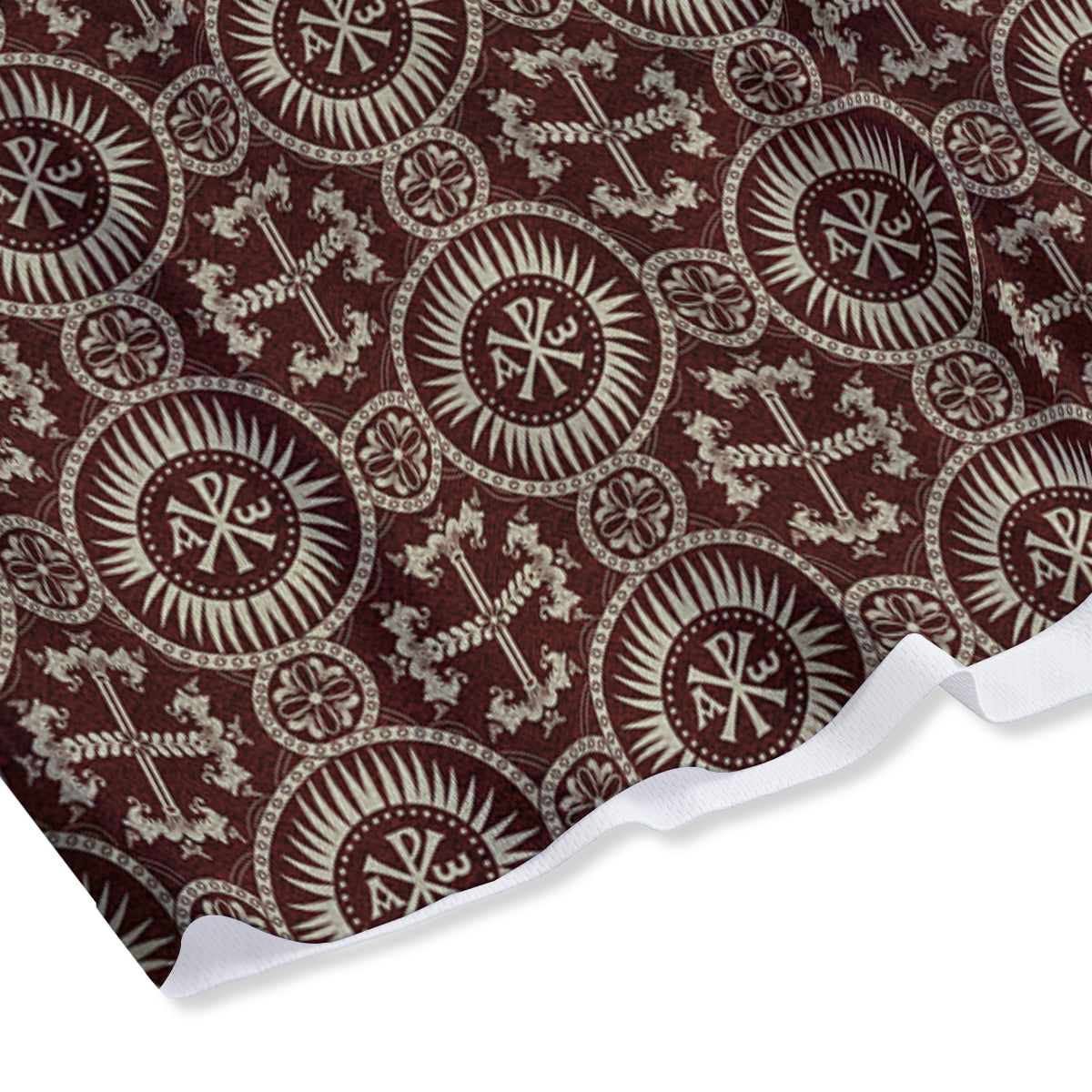 Orthodox Classic Print Pattern Mesh Shorts-grizzshop