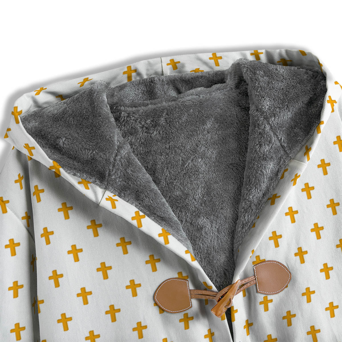 Orthodox Cross Print Pattern Men's Windbreaker Jacket-grizzshop