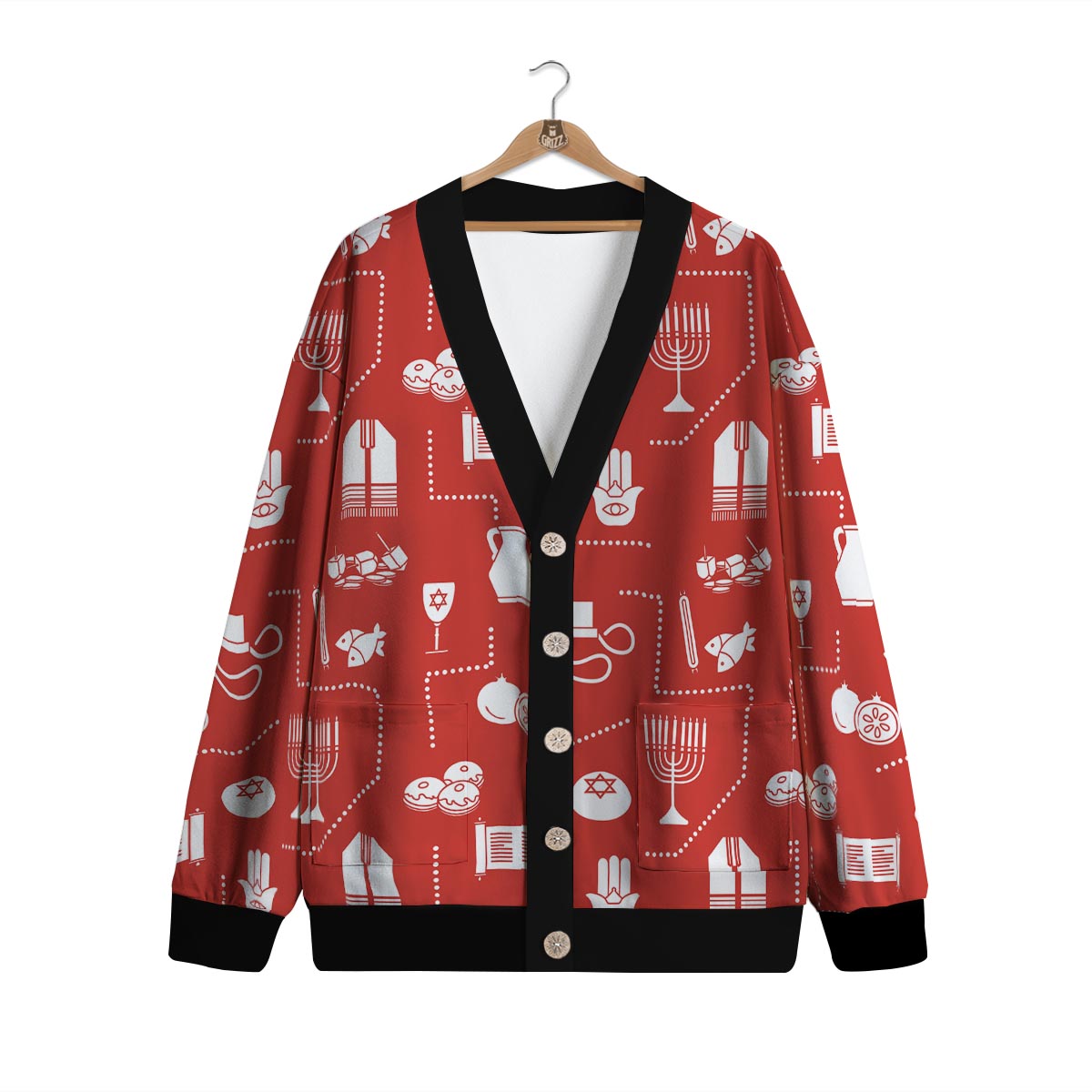 Orthodox Print Pattern Cardigan-grizzshop