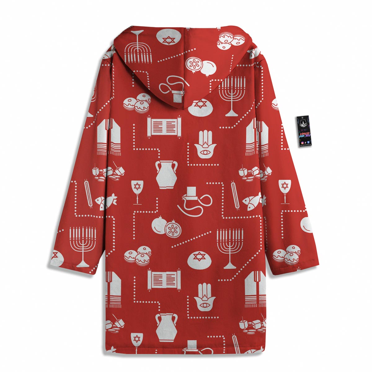 Orthodox Print Pattern Men's Windbreaker Jacket-grizzshop