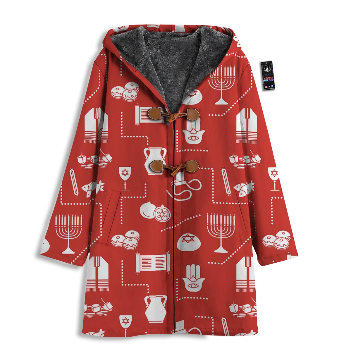Orthodox Print Pattern Men's Windbreaker Jacket-grizzshop