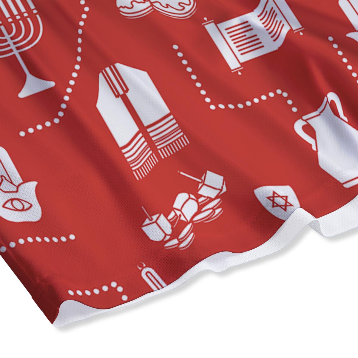 Orthodox Print Pattern Mesh Shorts