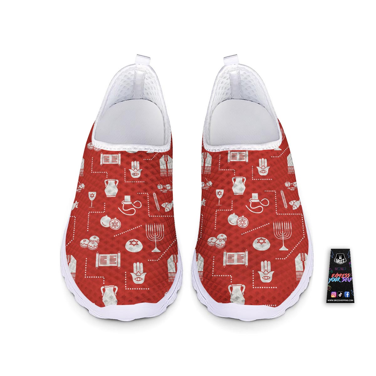 Orthodox Print Pattern Nurse Shoes-grizzshop