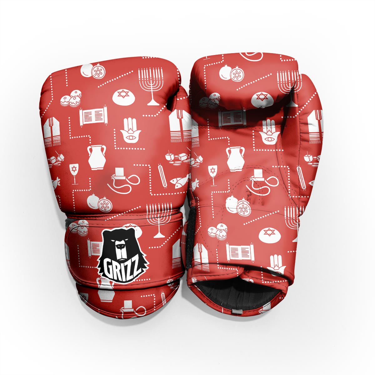 Orthodox Print Pattern Sparring Gloves-grizzshop