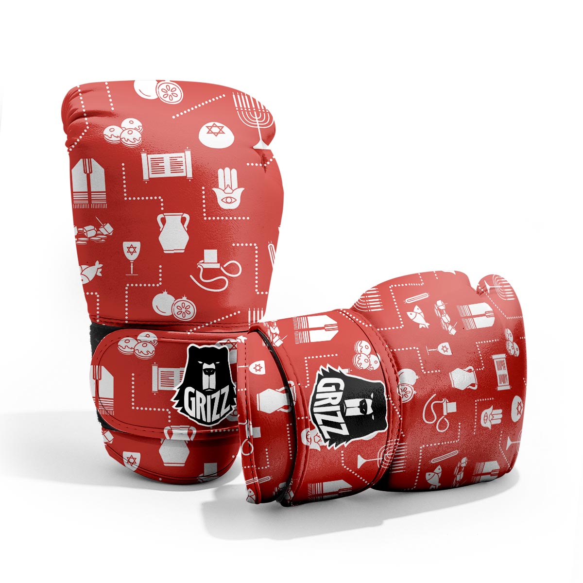 Orthodox Print Pattern Sparring Gloves-grizzshop