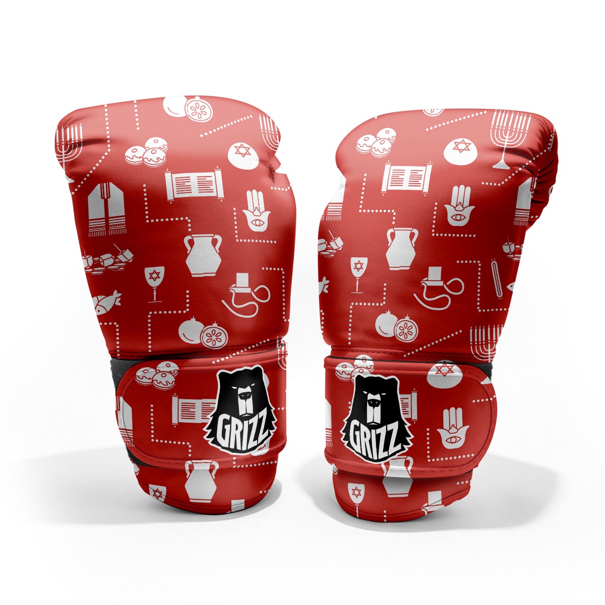 Orthodox Print Pattern Sparring Gloves-grizzshop