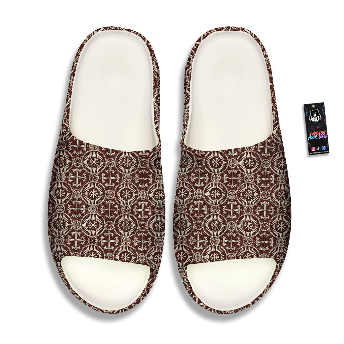 Orthodox Classic Print Pattern Sandals-grizzshop