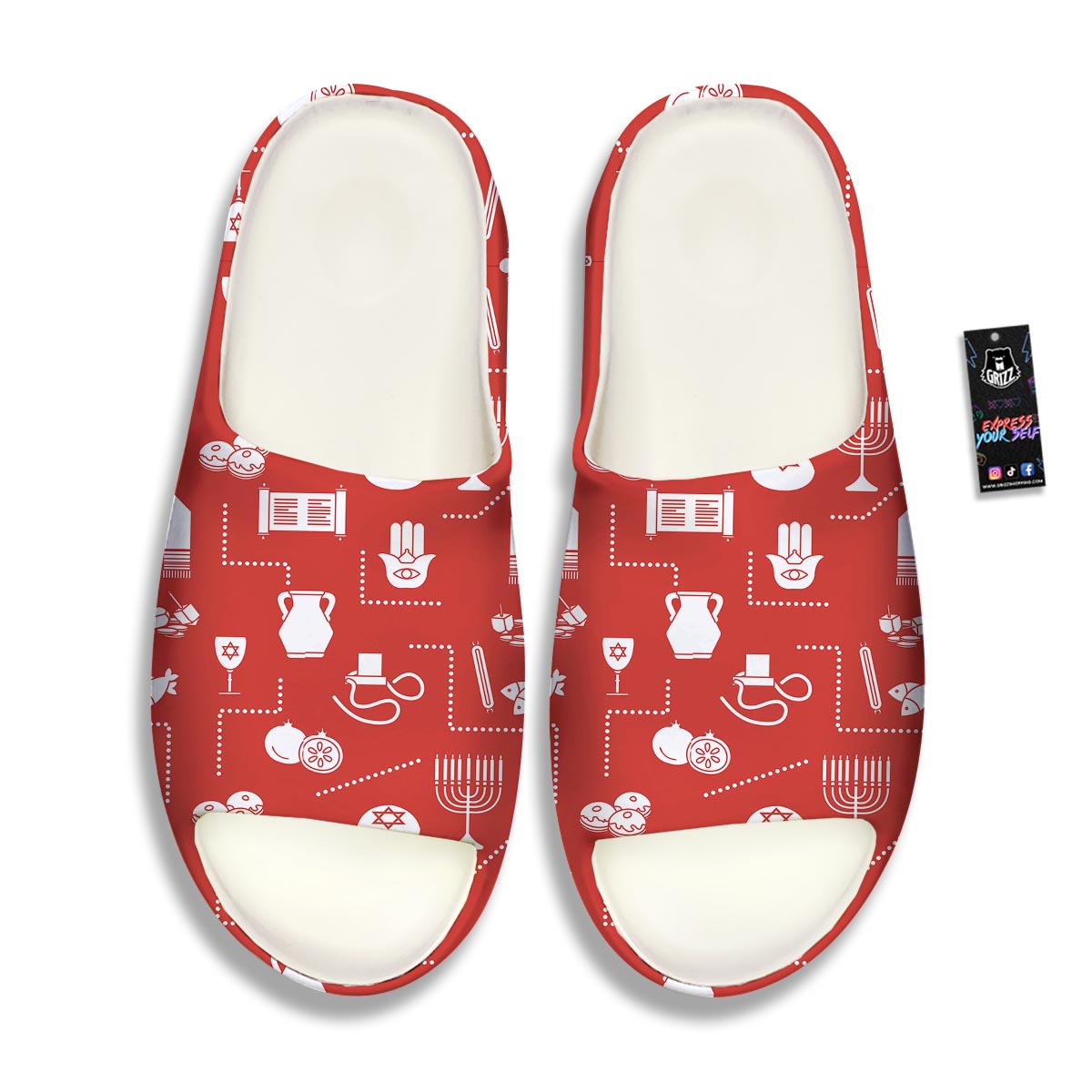 Orthodox Print Pattern Sandals-grizzshop