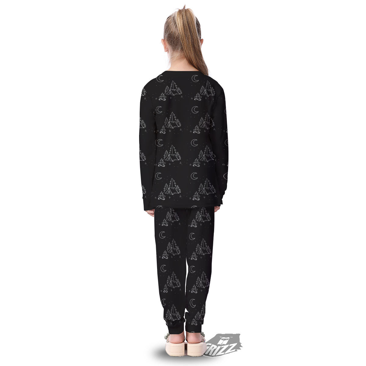 Outdoor Camping Print Pattern Kid's Pajamas-grizzshop