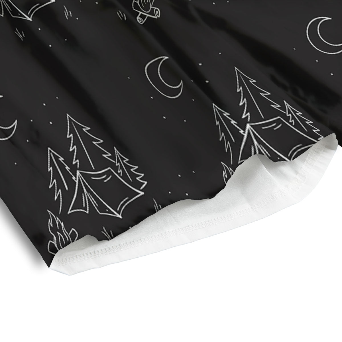 Outdoor Camping Print Pattern Men's Athletic Shorts