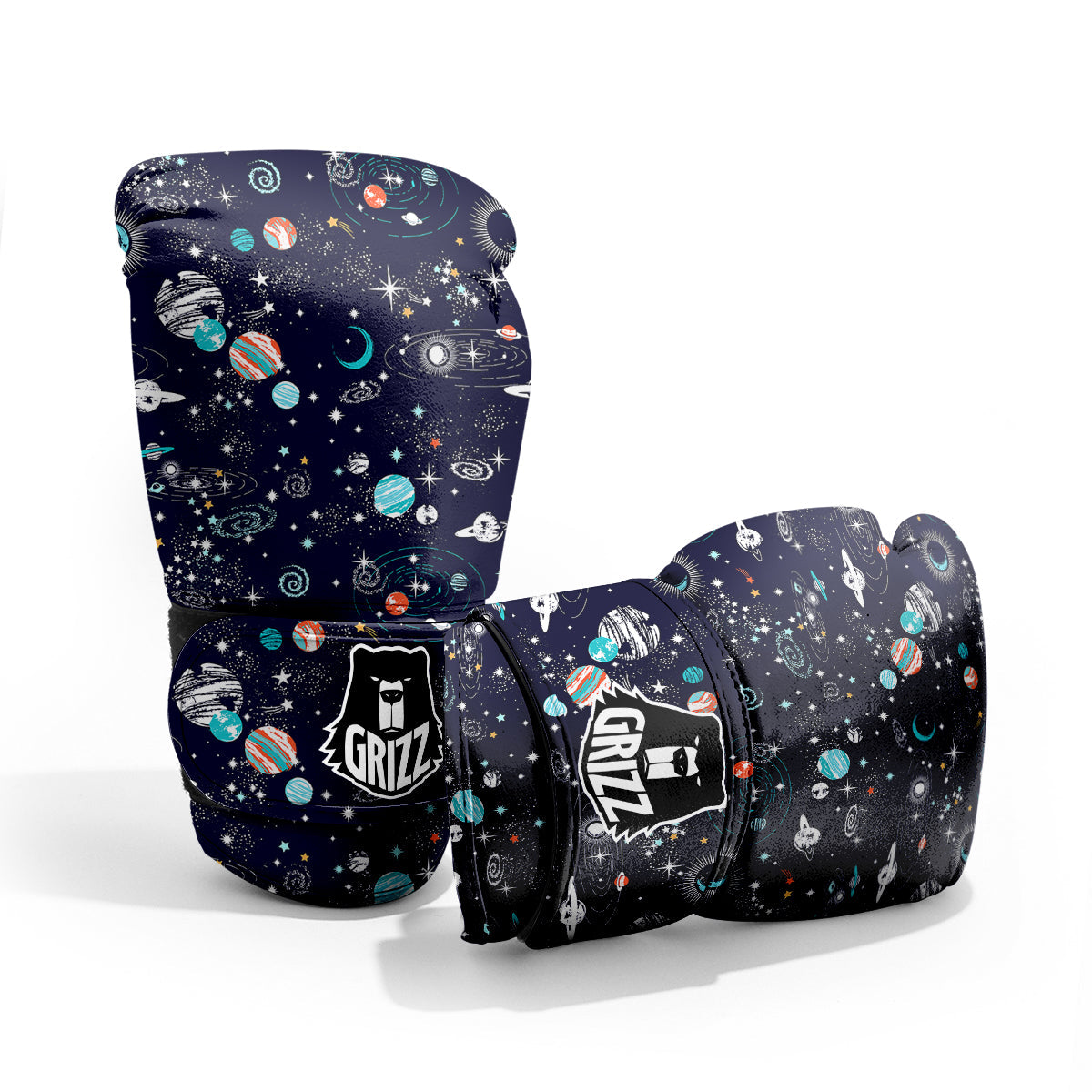 Outer Galaxy Space Universe Print Pattern Pro Boxing Glove