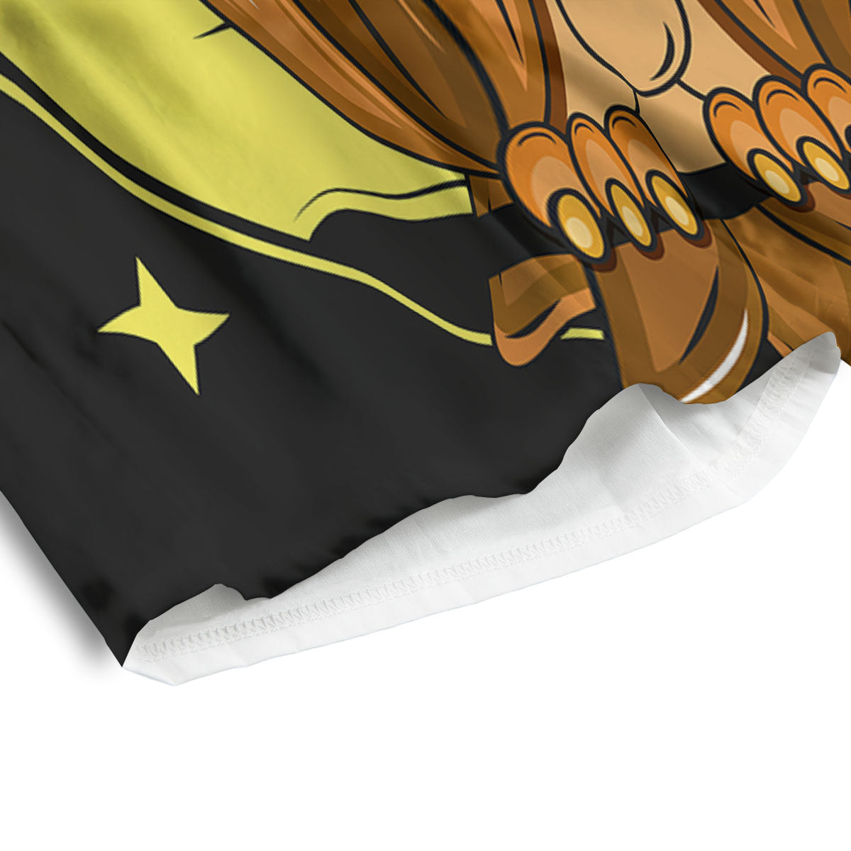 Owl At Night Print Men's Athletic Shorts