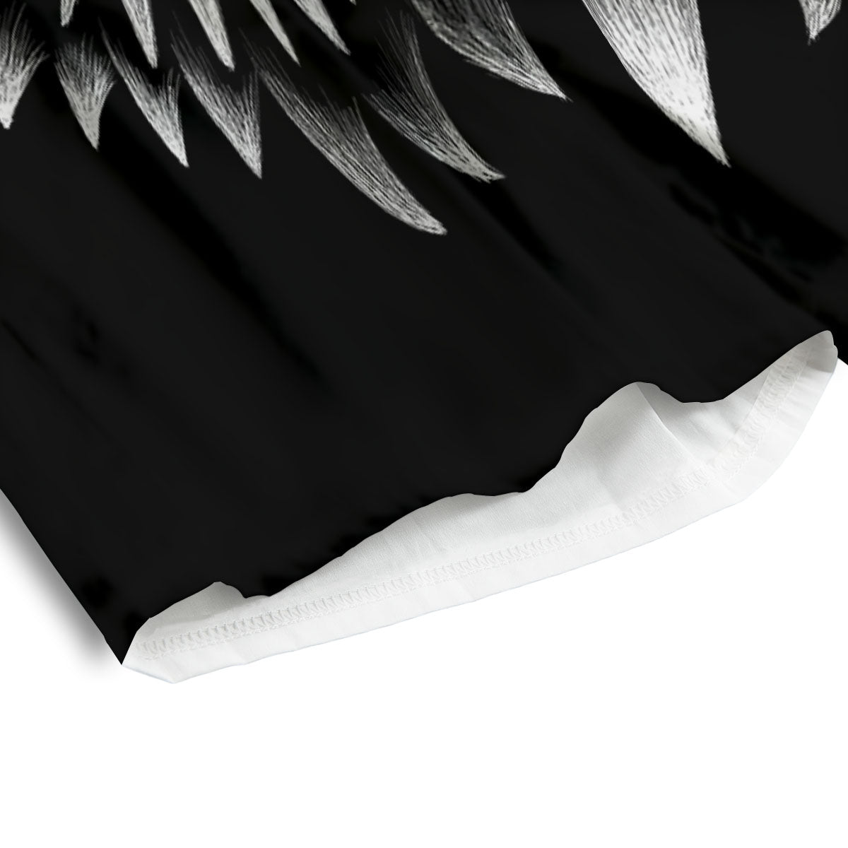 Owl Eyes Print Men's Athletic Shorts