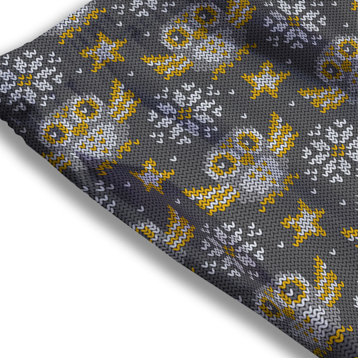 Owl Knitted Print Pattern Mesh Shorts-grizzshop