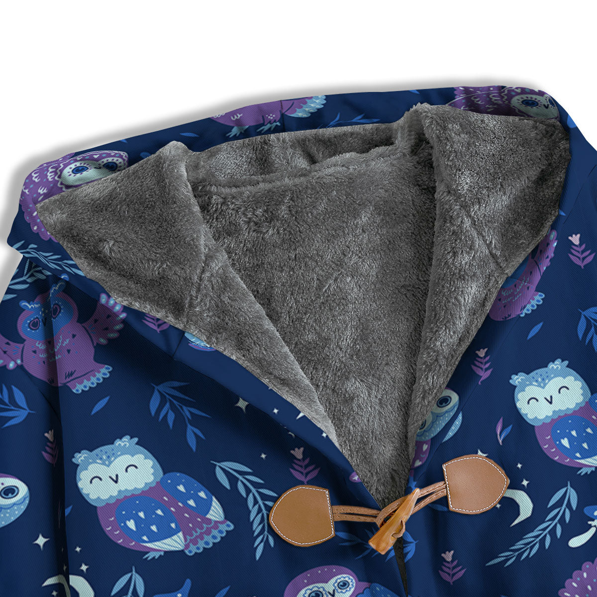 Owl Night Print Pattern Men's Windbreaker Jacket-grizzshop