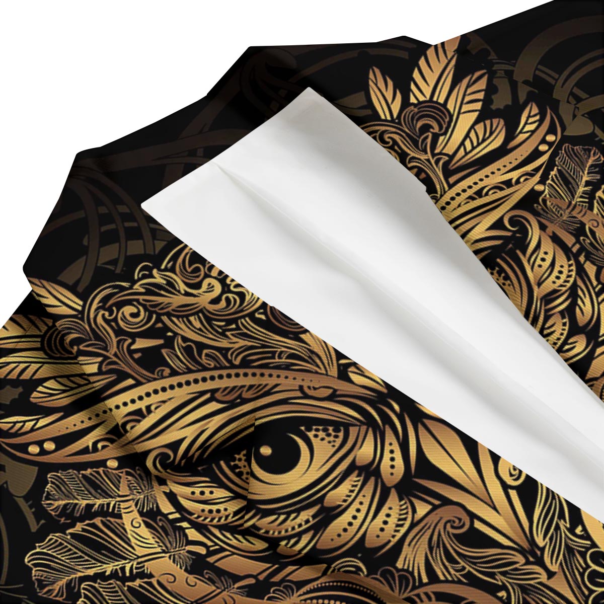 Owl Ornament Men's Blazer-grizzshop